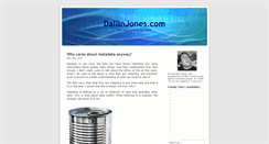 Desktop Screenshot of dallinjones.com